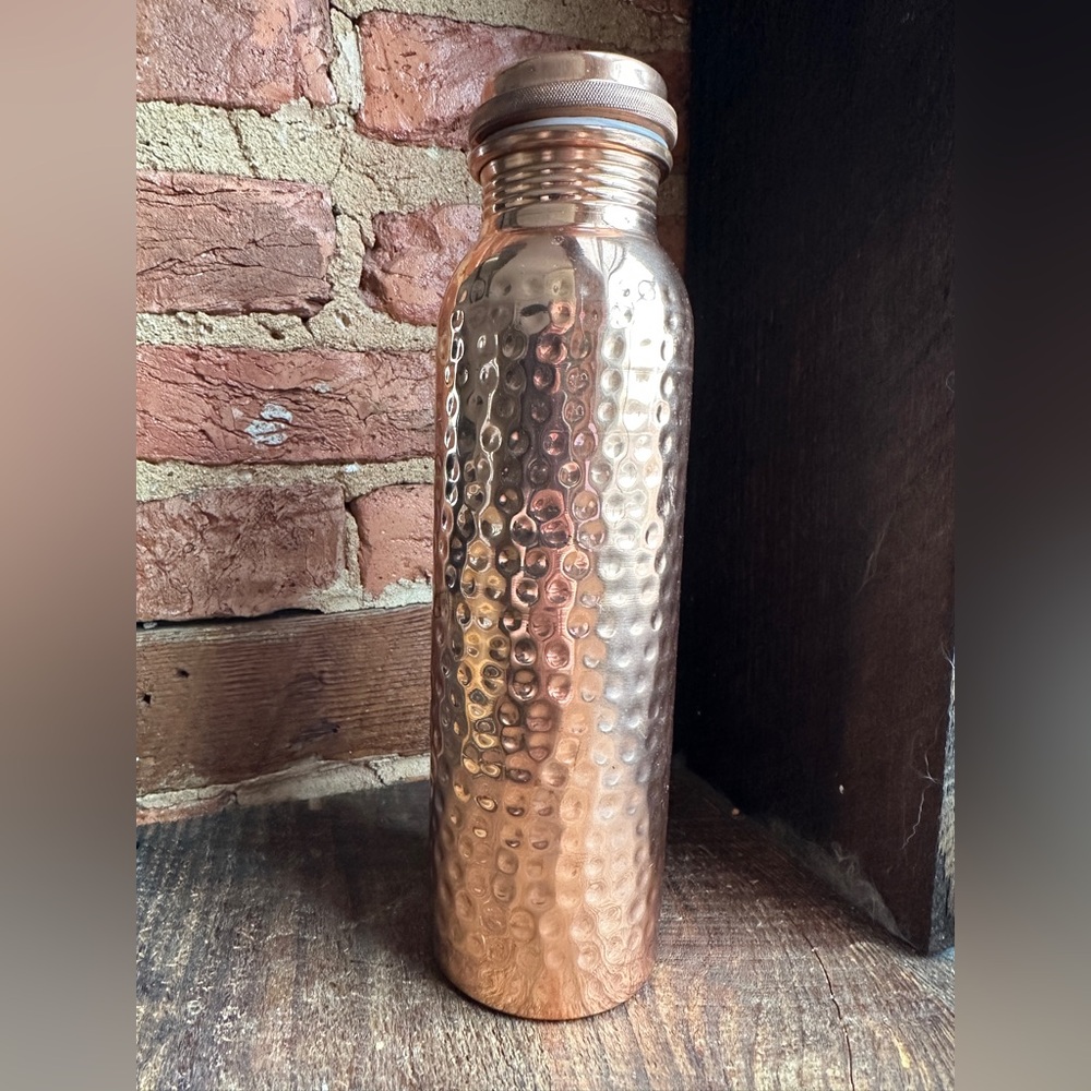 Hammered Copper Water Bottle
